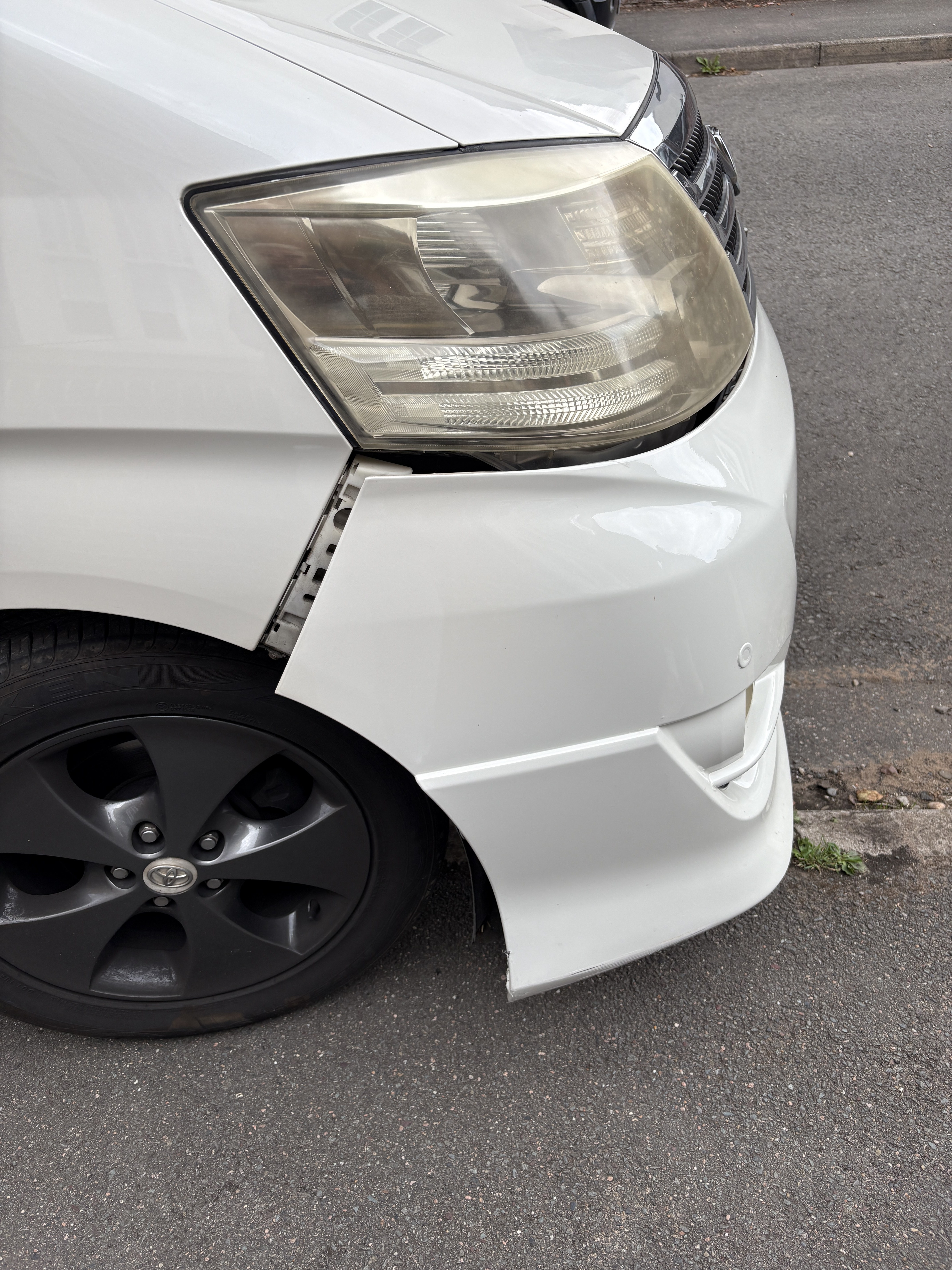 New front bumper required